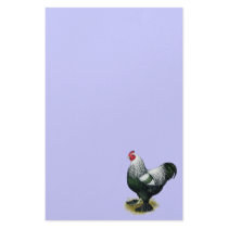 Brahma:  Dark Rooster Customized Stationery