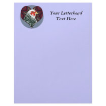 Brahma Hen Heart Letterhead Template