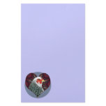 Brahma Hen Heart Personalized Stationery