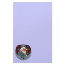Brahma Hen Heart Personalized Stationery