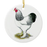 Brahma:  Light Rooster Christmas Tree Ornament