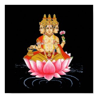 BRAHMA - PRAJAPATI - HINDU GODDESS print