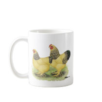 Brahmas:  Buff Bantams mugs