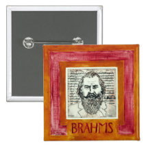 Brahms button / badge