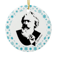 Brahms Composer Music Christmas Keepsake Christmas Tree Ornament