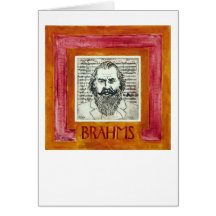 Brahms greetings card