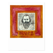 Brahms postcard
