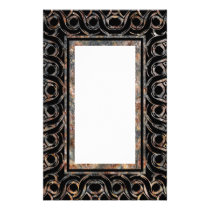Braided border stationery