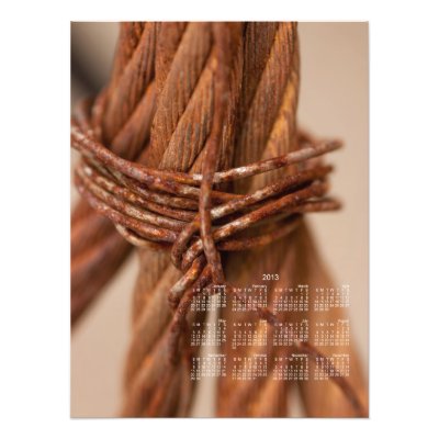 rusted wire