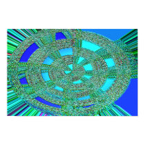 braided crop circle posters
