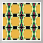 Braided Gold Bands Poster