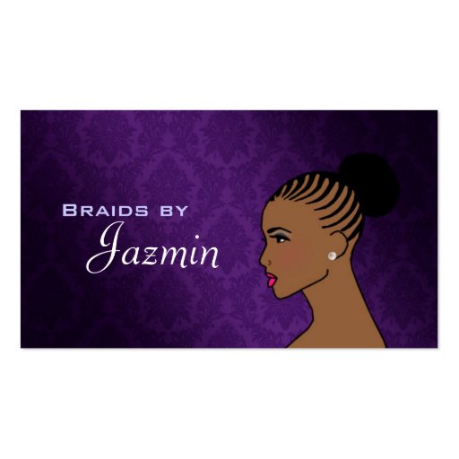 Braids Business Cards (front side)