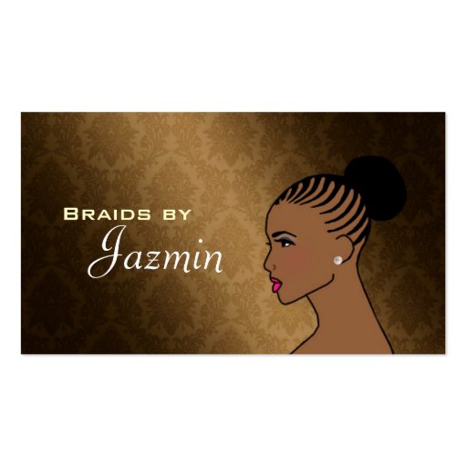 Braids Business Cards (front side)