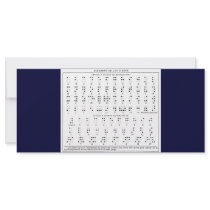 Braille Alphabet Rack Card