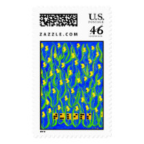 Braille Tulips postage