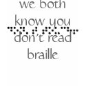 Braille Women's Tee t-shirts