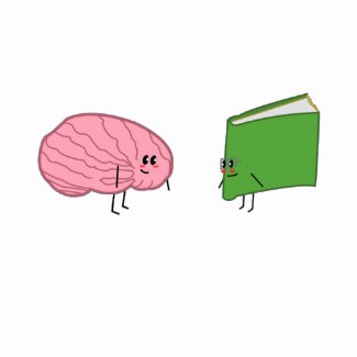 Brain <3 Book shirt