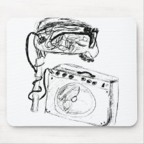 Brain Amp Mouse Pad mousepads by zakkratz Brain Amp Mouse Pad mousepads