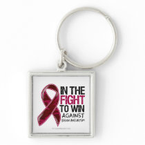 Brain Aneurysm - Fight To Win Key Chain