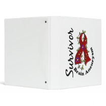 Brain Aneurysm Survivor 15 Vinyl Binders