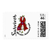 Brain Aneurysm Survivor 15 Stamps