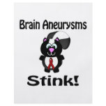 Brain Aneurysms Stink Skunk Awareness Design flyers