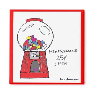 Brain Balls Magnet magnet