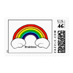 Brain Bow Postage Stamps