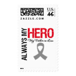 Brain Cancer Always My Hero My Father-in-Law Stamp
