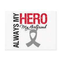 Brain Cancer Always My Hero My Girlfriend Postcards