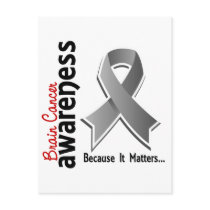 Brain Cancer Awareness 5 Postcards