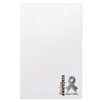 Brain Cancer Awareness 5 Stationery Paper