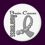Brain Cancer Awareness Gemstone Ribbon