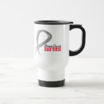 Brain Cancer Awareness Grunge Ribbon mugs