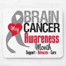 Brain Cancer Awareness Month Mouse Mat