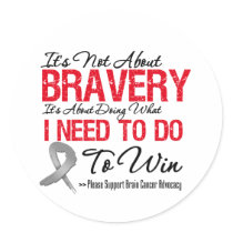 Brain Cancer Battle stickers by cancerapparel Brain Cancer Battle stickers