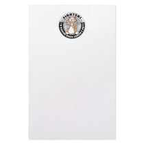 Brain Cancer Cat Fighter stationery by fightcancertees Brain Cancer Cat Fighter stationery
