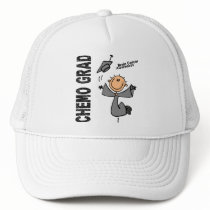 Brain Cancer CHEMO GRAD 1 hats