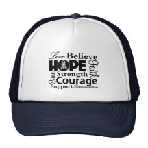 Brain Cancer Collage of Hope Hats