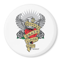 Brain Cancer Dagger magnets