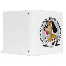 Brain Cancer Dog binders by fightcancertees Brain Cancer Dog binders