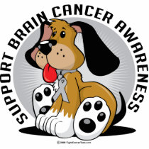 Brain Cancer Dog photo sculptures