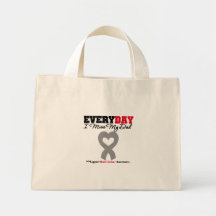 Brain Cancer Every Day I Miss My Dad Tote Bags