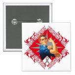 Brain Cancer Fight Rosie The Riveter buttons