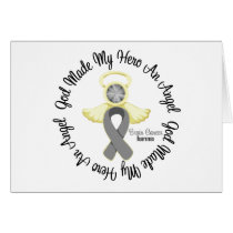 Brain Cancer God Made My Hero An Angel Card