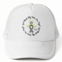 Brain Cancer God Made My Hero An Angel Mesh Hat