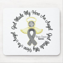 Brain Cancer God Made My Hero An Angel Mouse Pad