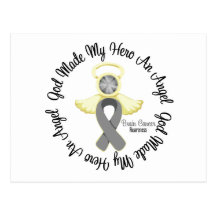 Brain Cancer God Made My Hero An Angel Post Cards