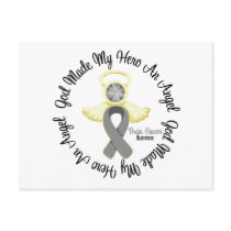 Brain Cancer God Made My Hero An Angel Post Cards