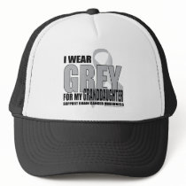 Brain Cancer Grey For Granddaughter hats